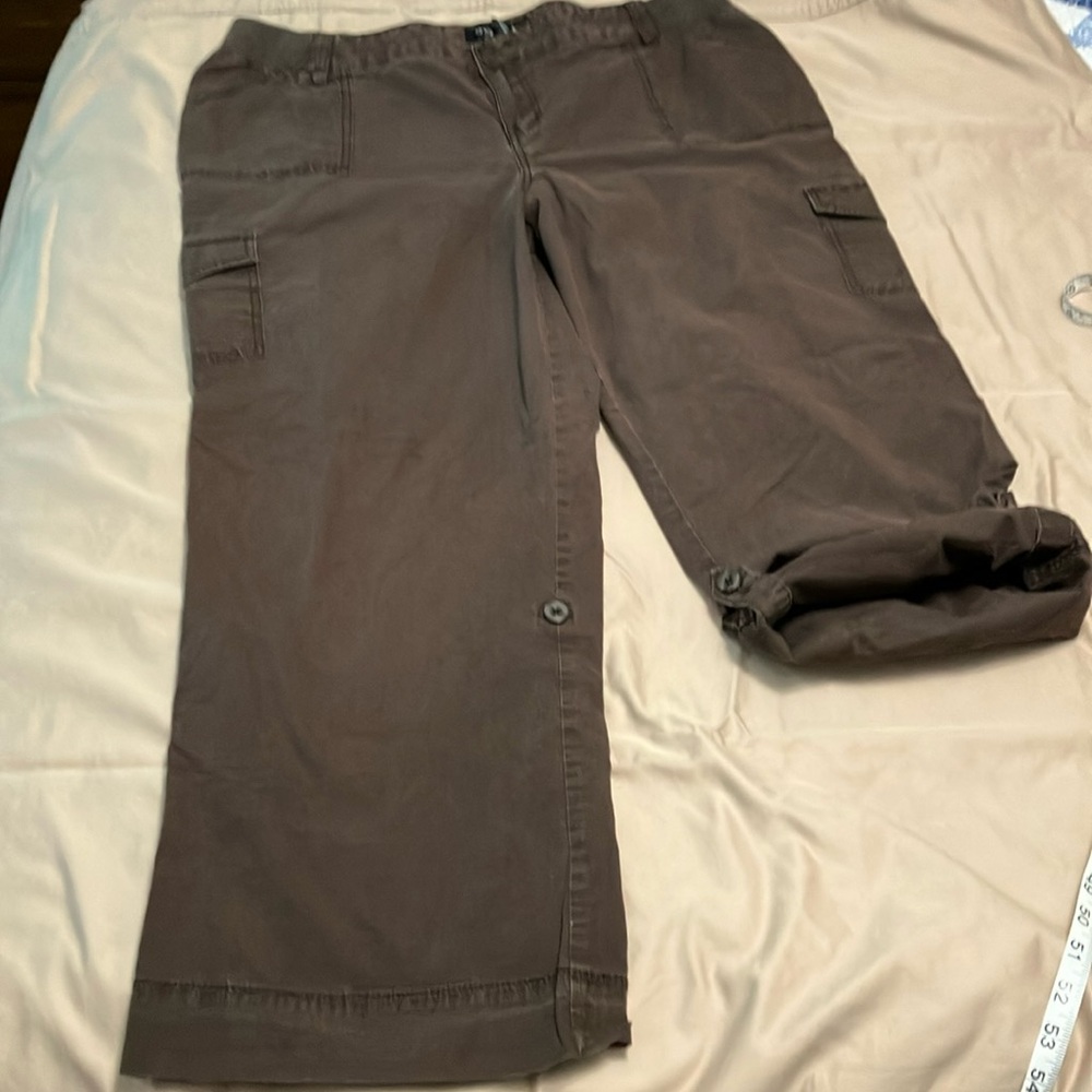 Lane Bryant Brown Cargo Pants